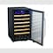 Edgestar 20 Inch Wide 44 Bottle Capacity Free Standing Wine Cooler with Reversible Door and LED Lighting CWF440SZ - alternate 4